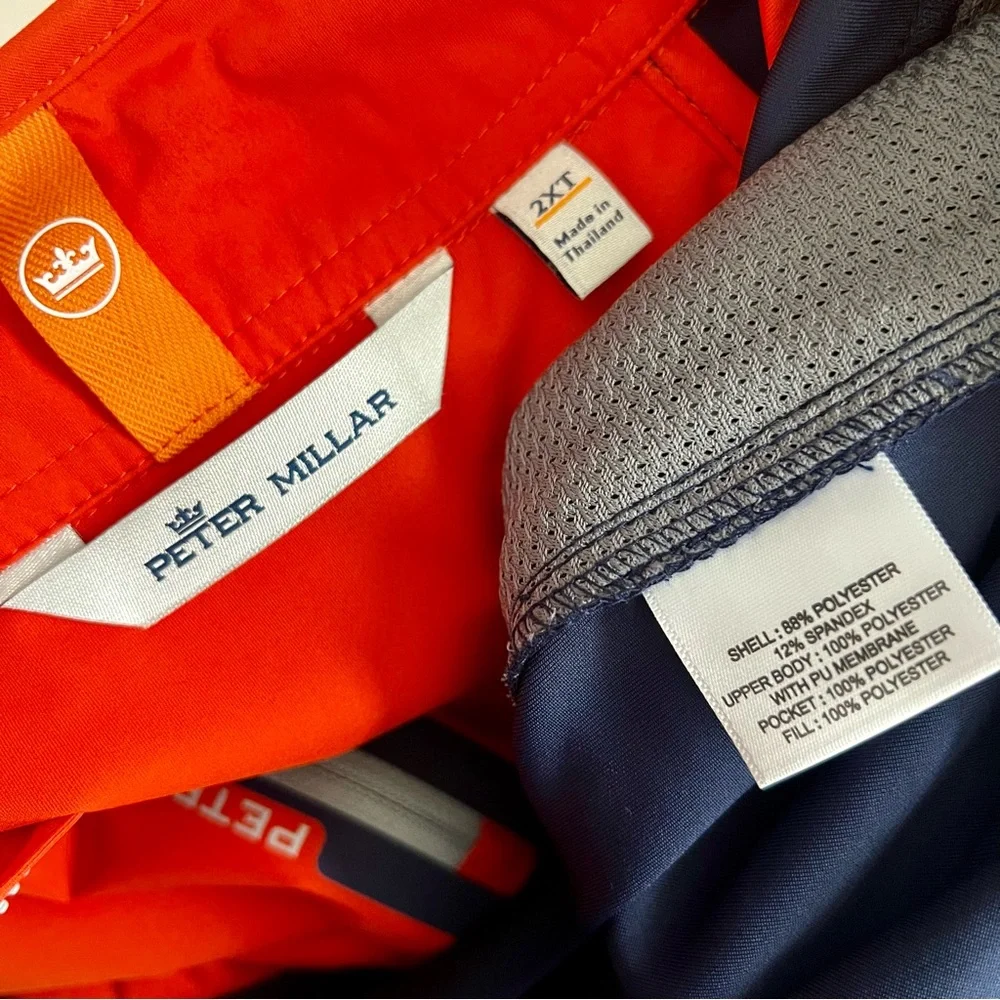 Peter Millar Crown Sport Weld Hyperlight Quarter-Zip Pullover Sweater Top XXL - Picture 6 of 7